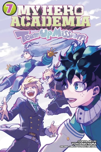 Buchcover und Innenansicht für das Buch: My Hero Academia: Team-Up Missions, Vol. 7