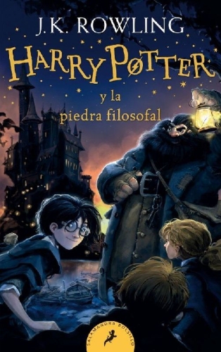 Buchcover und Innenansicht für das Buch: Harry Potter and the Philosopher's Stone