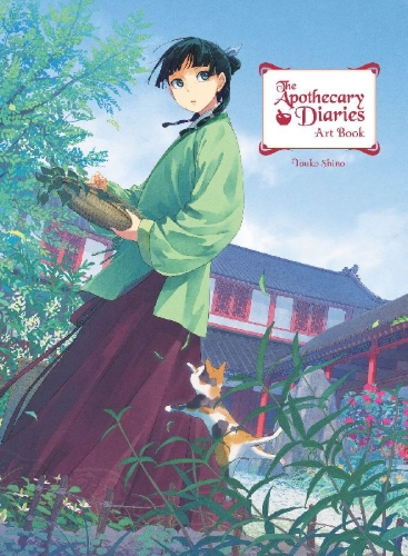 Buchcover und Innenansicht für das Buch: The Apothecary Diaries Art Book