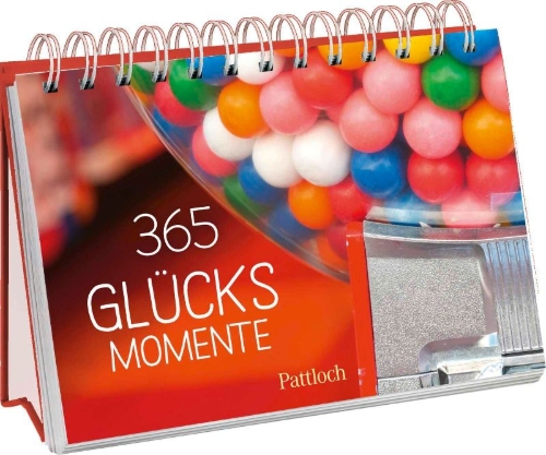 Buchcover und Innenansicht für das Buch: 365 Glücksmomente
