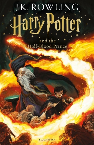 Buchcover und Innenansicht für das Buch: Harry Potter 6 and the Half-Blood Prince