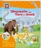 Buchcover und Innenansicht für das Buch: WAS IST WAS Junior Band 30. Dinosaurier und Tiere der Urzeit