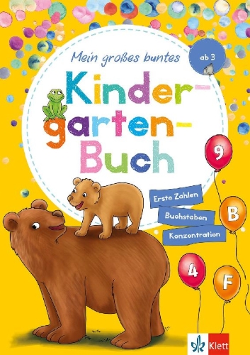 Buchcover und Innenansicht für das Buch: Klett Mein großes buntes Kindergarten-Buch