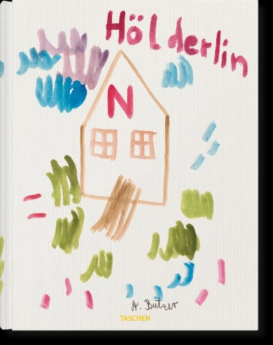 Buchcover und Innenansicht für das Buch: André Butzer. Friedrich Hölderlin. Die Jahreszeiten / The Seasons