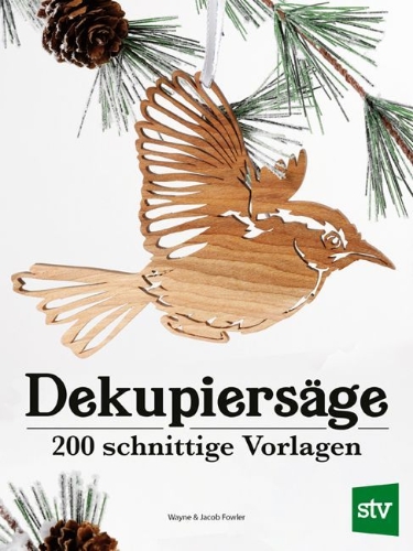 Buchcover und Innenansicht für das Buch: Dekupiersäge