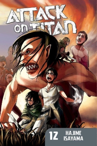 Buchcover und Innenansicht für das Buch: Attack on Titan 12