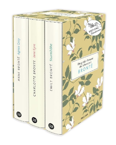 Buchcover und Innenansicht für das Buch: Die großen Romane der Schwestern Brontë