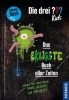 Buchcover und Innenansicht für das Buch: Die drei ??? Kids, Das ekligste Buch aller Zeiten