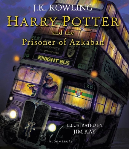 Buchcover und Innenansicht für das Buch: Harry Potter and the Prisoner of Azkaban