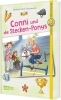 Buchcover und Innenansicht für das Buch: Abenteuerspaß mit Conni 4: Conni und die Stecken-Ponys