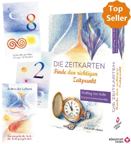 Buchcover und Innenansicht für das Buch: Die Zeitkarten