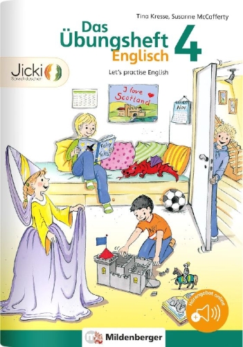 Buchcover und Innenansicht für das Buch: Das Übungsheft Englisch 4