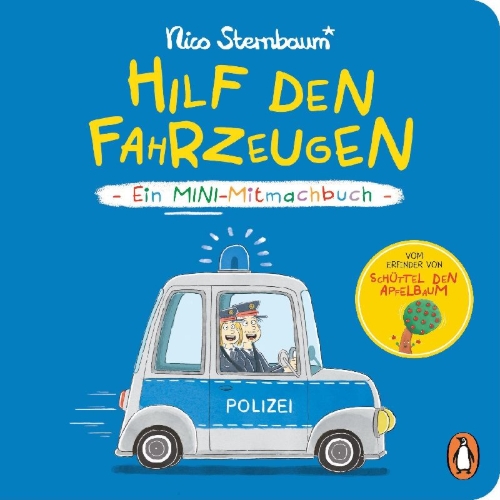Buchcover und Innenansicht für das Buch: Hilf den Fahrzeugen