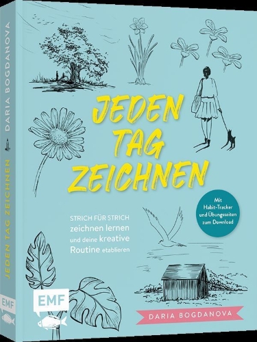 Buchcover und Innenansicht für das Buch: The Drawing Habit