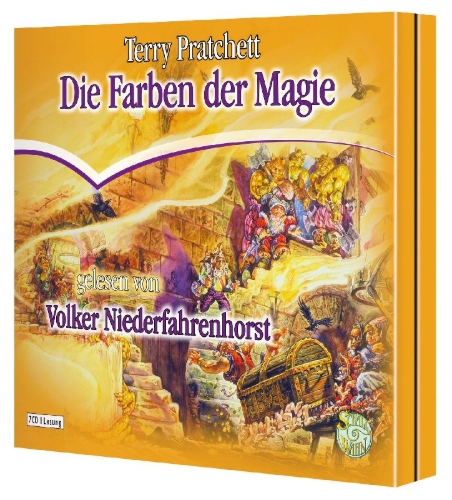 Buchcover und Innenansicht für das Buch: Die Farben der Magie