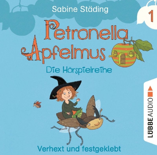 Buchcover und Innenansicht für das Buch: Petronella Apfelmus 01 - Die Hörspielreihe. Verhext und festgeklebt