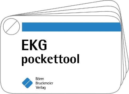 Buchcover und Innenansicht für das Buch: EKG pockettool