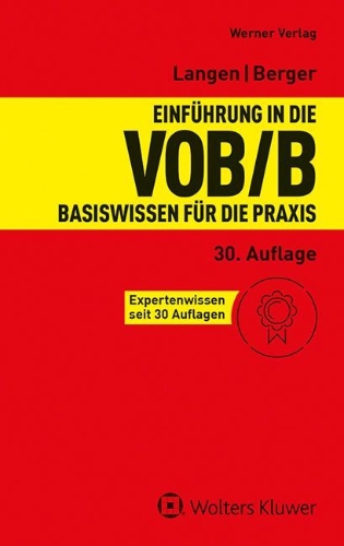 Buchcover und Innenansicht für das Buch: Einführung in die VOB/B