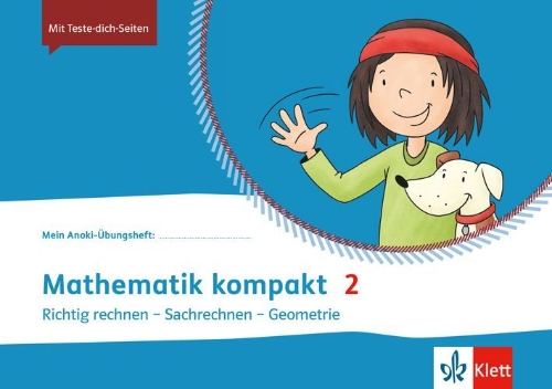 Buchcover und Innenansicht für das Buch: Mein Anoki-Übungsheft. Übungsheft Mathematik kompakt 2