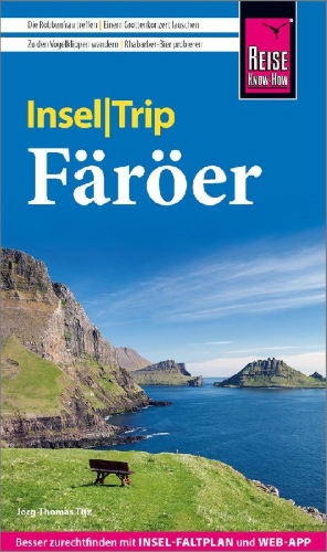 Buchcover und Innenansicht für das Buch: Reise Know-How InselTrip Färöer
