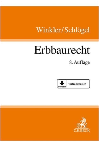 Buchcover und Innenansicht für das Buch: Erbbaurecht