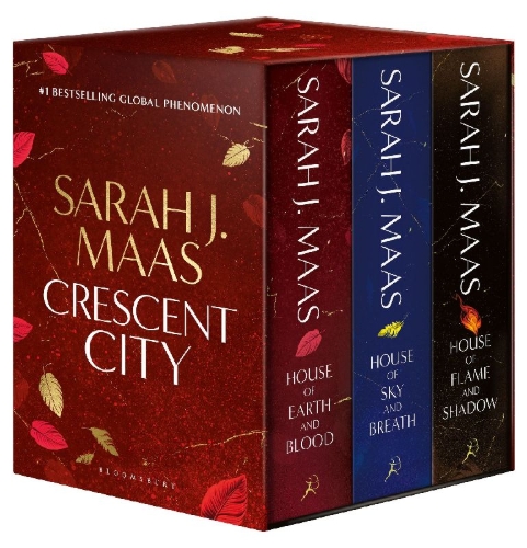 Buchcover und Innenansicht für das Buch: Crescent City Paperback Box Set
