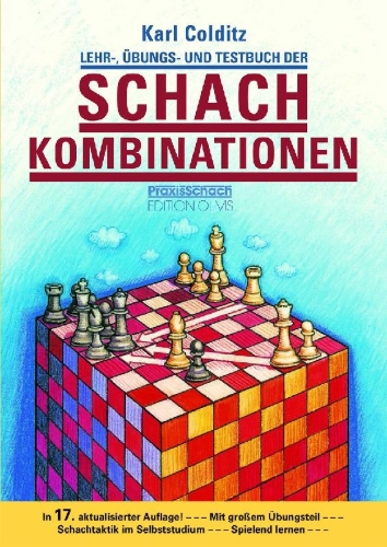 Buchcover und Innenansicht für das Buch: Lehr-, Übungs- und Testbuch der Schachkombinationen