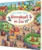 Buchcover und Innenansicht für das Buch: Wimmelspaß im Zoo