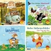 Buchcover und Innenansicht für das Buch: Maxi-Pixi-4er-Set 127: Draußen unterwegs (4x1 Exemplar)