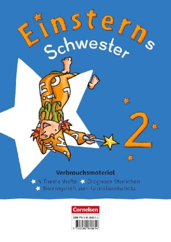 Buchcover und Innenansicht für das Buch: Einsterns Schwester - Sprache und Lesen 2. Schuljahr. Themenhefte 1-4 - Verbrauchsmaterial