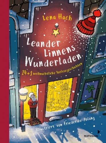 Buchcover und Innenansicht für das Buch: Leander Linnens Wunderladen