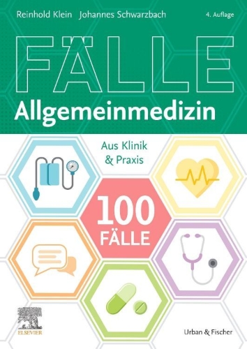 Buchcover und Innenansicht für das Buch: 100 Fälle Allgemeinmedizin