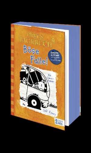 Buchcover und Innenansicht für das Buch: Gregs Tagebuch 9 - Böse Falle!