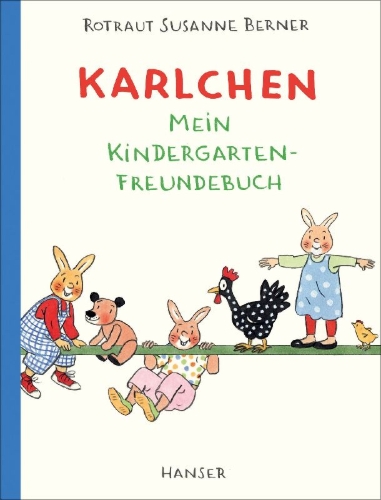 Buchcover und Innenansicht für das Buch: Karlchen - Mein Kindergarten-Freundebuch