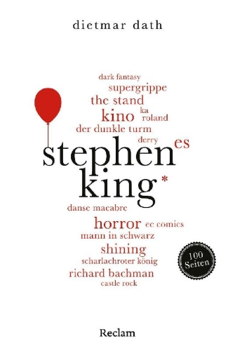Buchcover und Innenansicht für das Buch: Stephen King. 100 Seiten