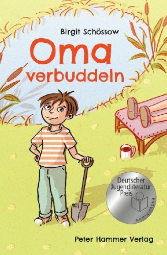 Buchcover und Innenansicht für das Buch: Oma verbuddeln