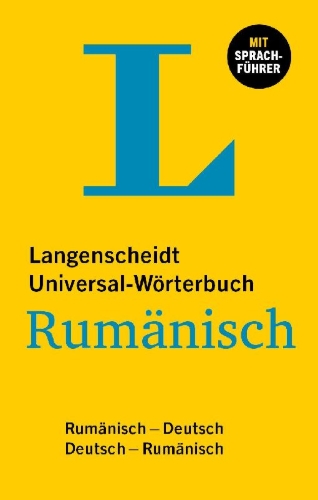 Buchcover und Innenansicht für das Buch: Langenscheidt Universal-Wörterbuch Rumänisch
