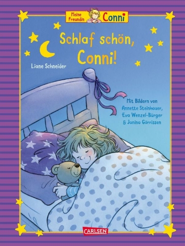 Buchcover und Innenansicht für das Buch: Conni-Bilderbuch-Sammelband: Meine Freundin Conni: Schlaf schön, Conni!