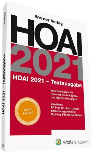 Buchcover und Innenansicht für das Buch: HOAI 2021 - Textausgabe
