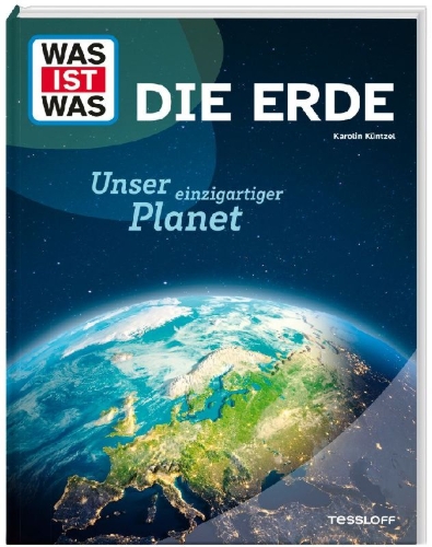 Buchcover und Innenansicht für das Buch: WAS IST WAS Die Erde. Unser einzigartiger Planet