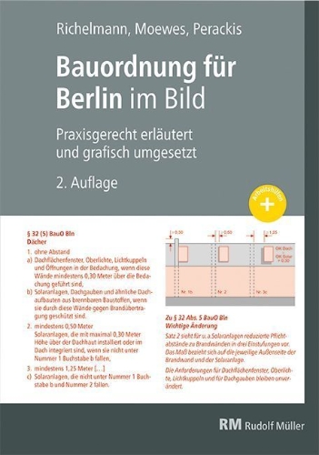 Buchcover und Innenansicht für das Buch: Bauordnung für Berlin im Bild