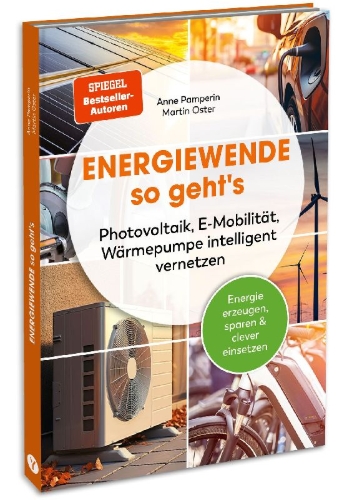 Buchcover und Innenansicht für das Buch: Energiewende - so geht's