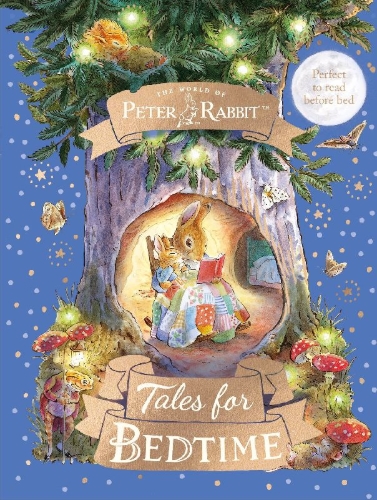Buchcover und Innenansicht für das Buch: Peter Rabbit: Tales for Bedtime