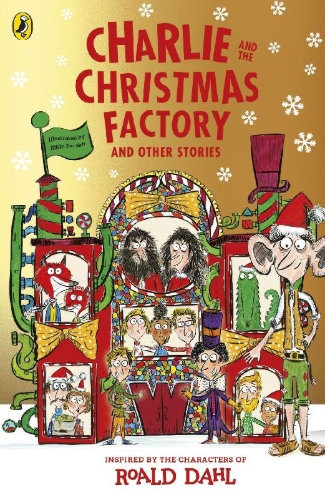 Buchcover und Innenansicht für das Buch: Charlie and the Christmas Factory
