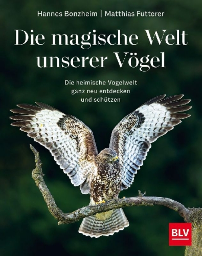 Buchcover und Innenansicht für das Buch: Die magische Welt unserer Vögel
