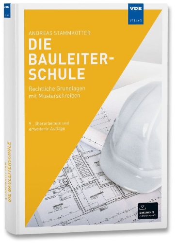 Buchcover und Innenansicht für das Buch: Die Bauleiterschule