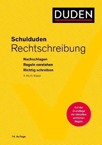 Buchcover und Innenansicht für das Buch: Schulduden Rechtschreibung