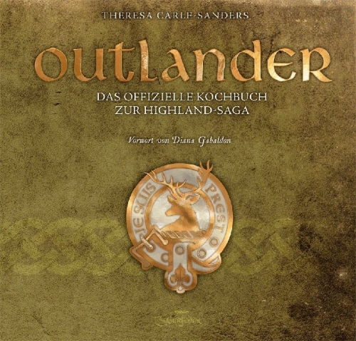 Buchcover und Innenansicht für das Buch: Outlander Kitchen: The Official Outlander Companion Cookbook