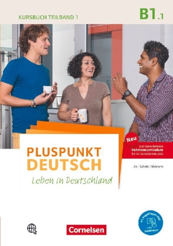 Buchcover und Innenansicht für das Buch: Pluspunkt Deutsch B1: Teilband 1 - Allgemeine Ausgabe - Kursbuch mit Video-DVD