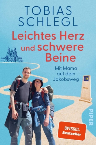 Buchcover und Innenansicht für das Buch: Leichtes Herz und schwere Beine